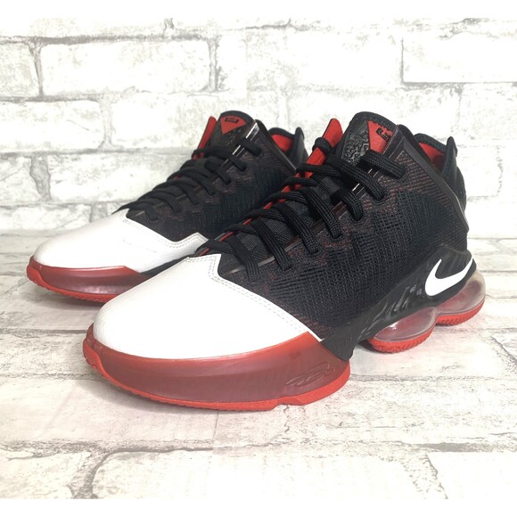 NWOB Nike LeBron 19 DH1270-0Low Mens Basketball Shoes Black Red White Multi  9 main image 5